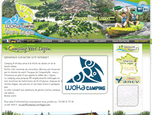 Tablet Screenshot of camping-vertlagon.com